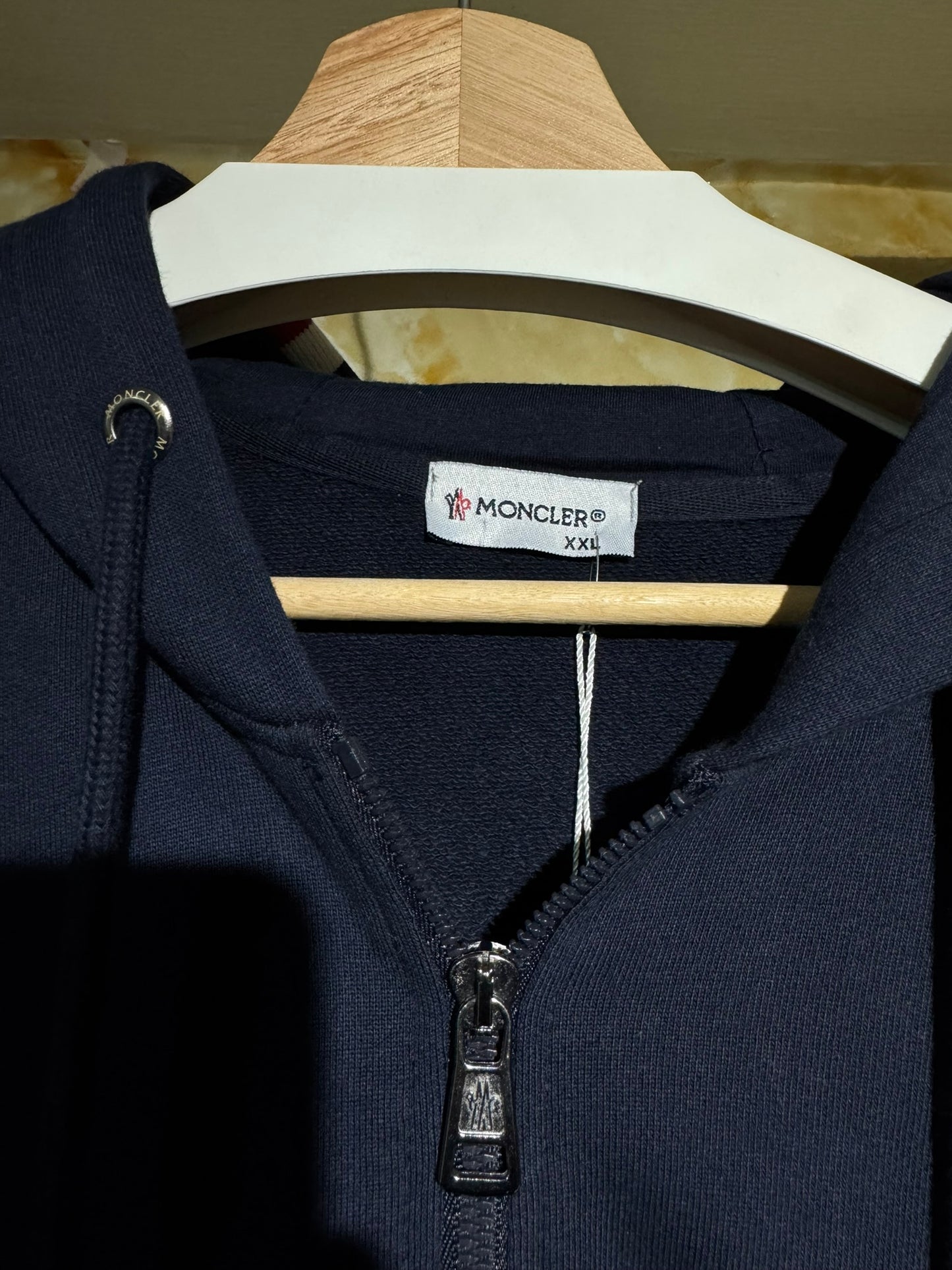 Moncler Hoodie Cierre Azul