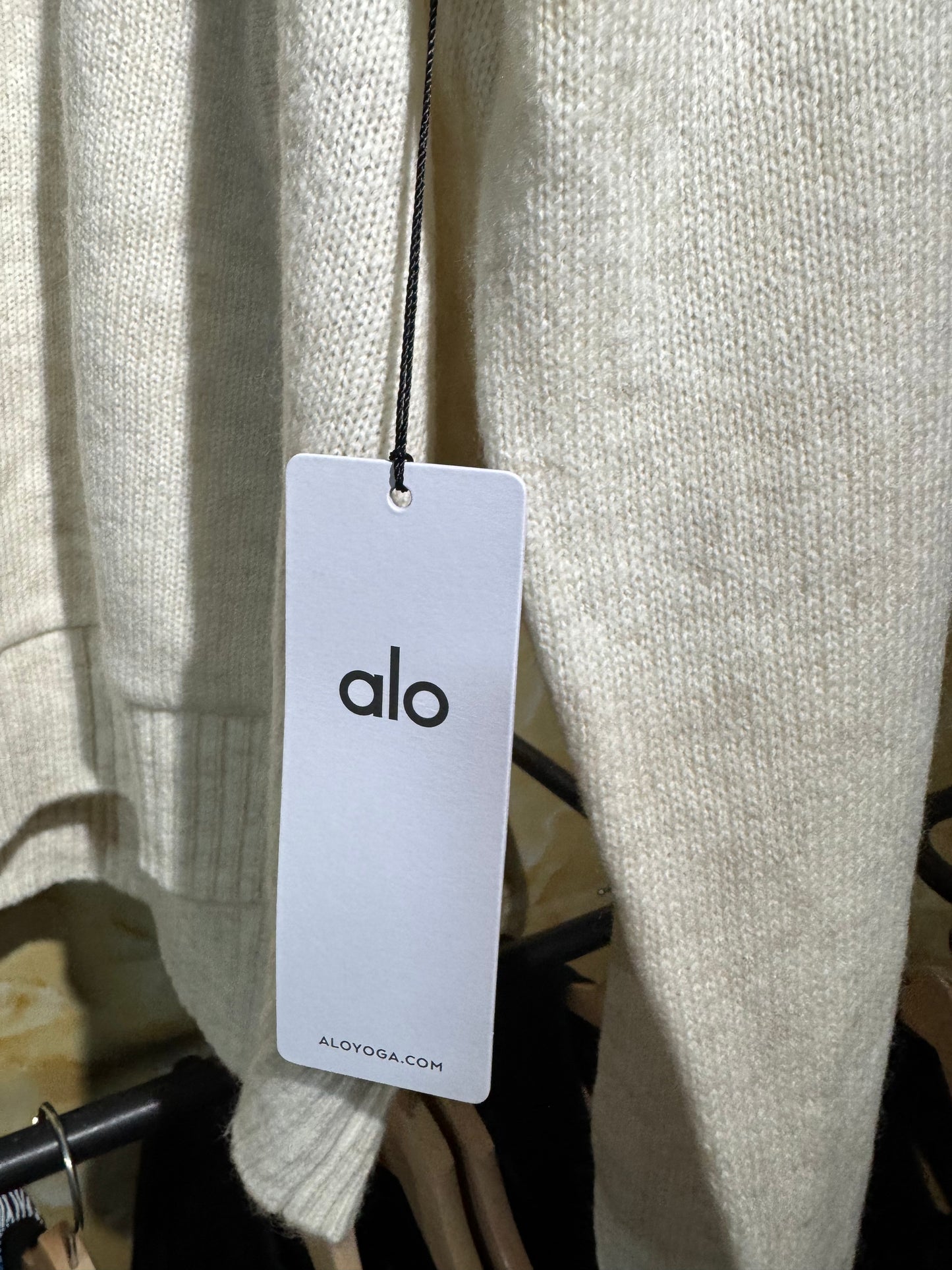 Alo Scholar Hooded Sweater Blanca