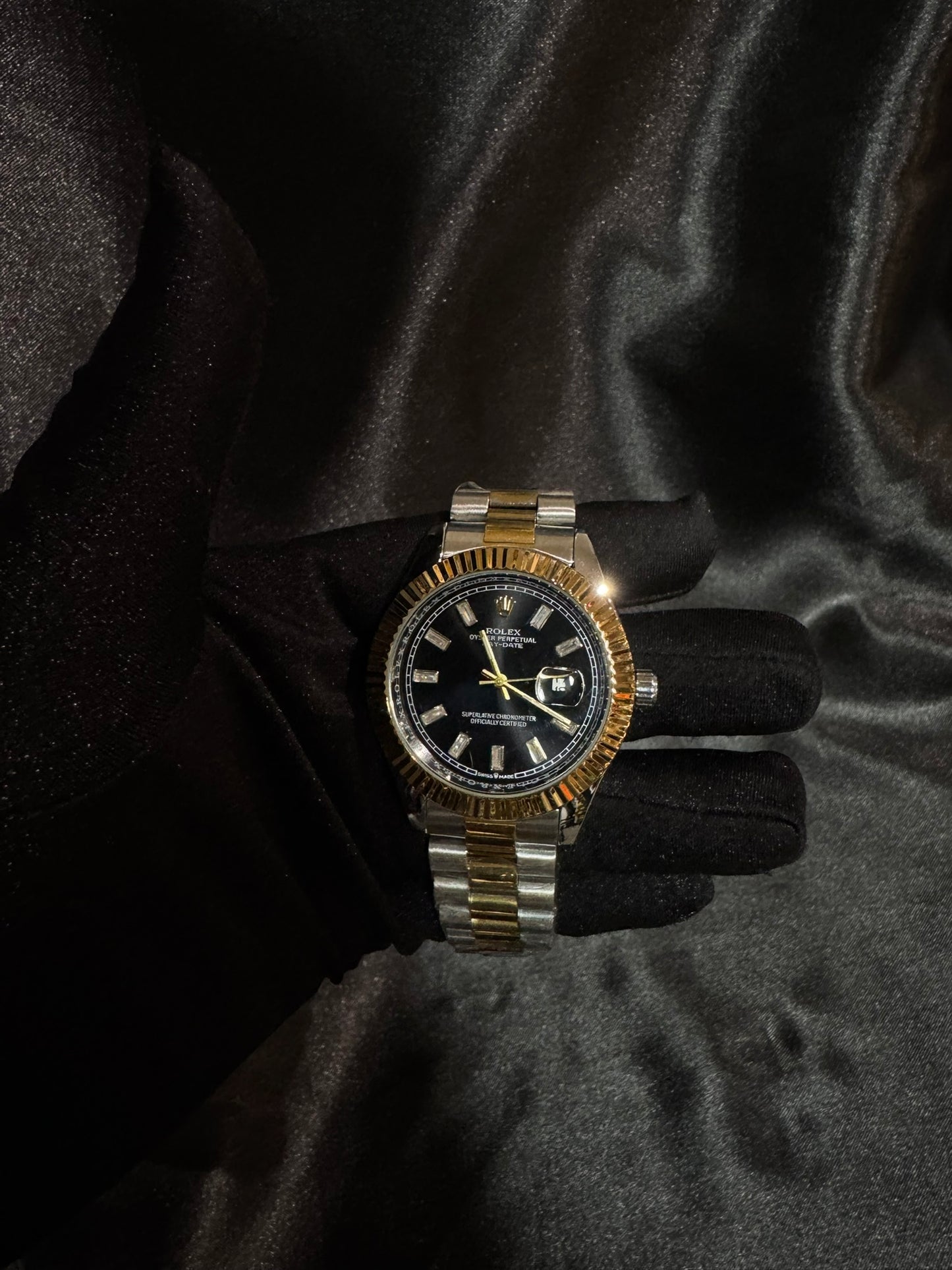 Reloj Rolex Date Just Dos Tonos