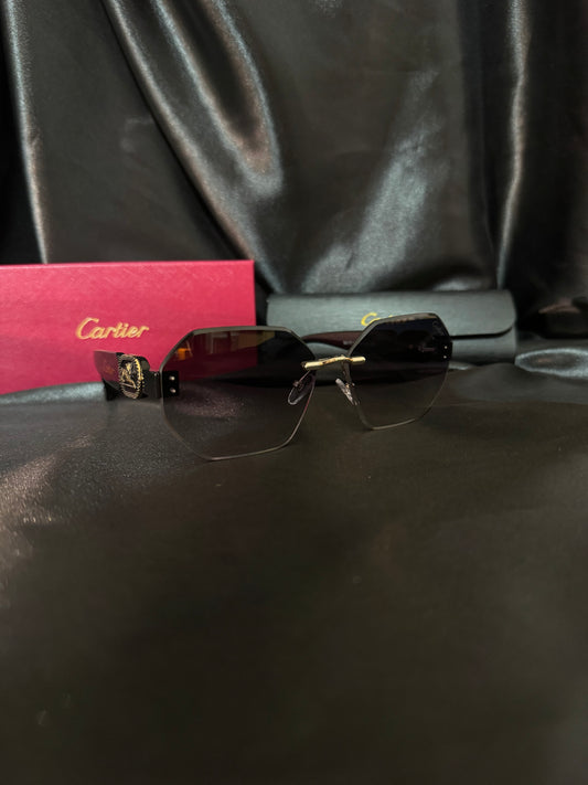 Lentes Cartier Negros Degradado