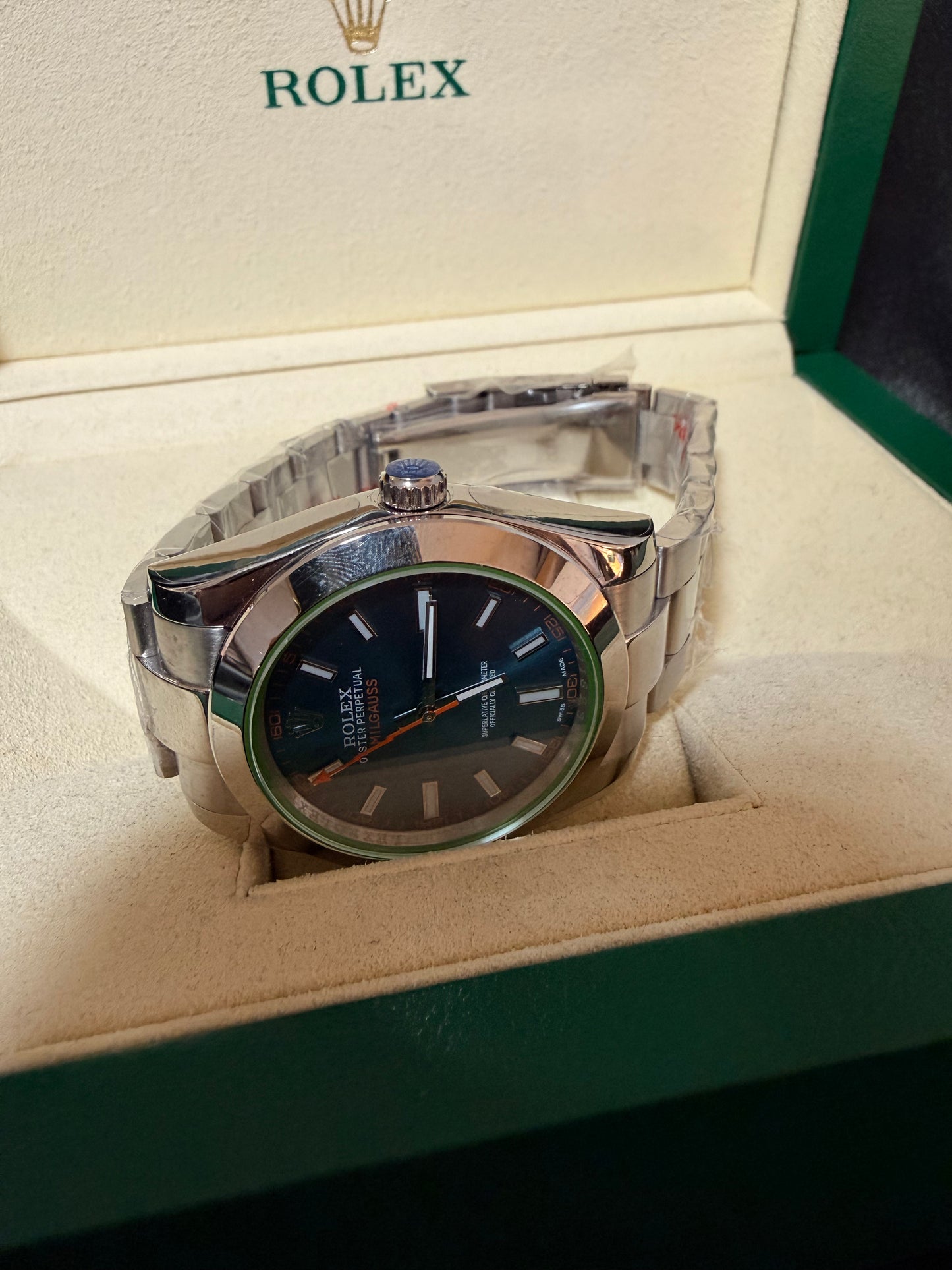 Rolex Rolex Milgauss Caratula Azul