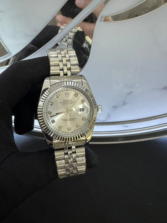 Reloj Rolex Datejust Plata Jubilee