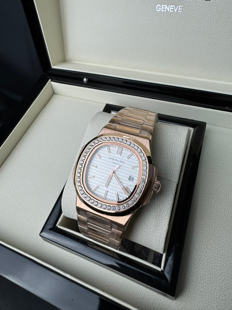 Patek Philippe Nautilus Oro Rosa Diamantes