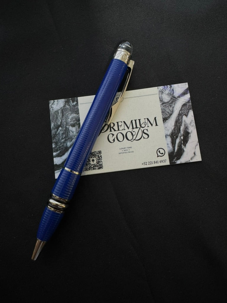 Pluma Mont Blanc Azul Rey