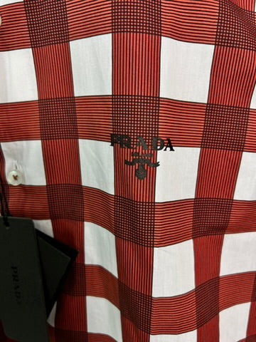 Camisa Prada Roja Cuadros UA