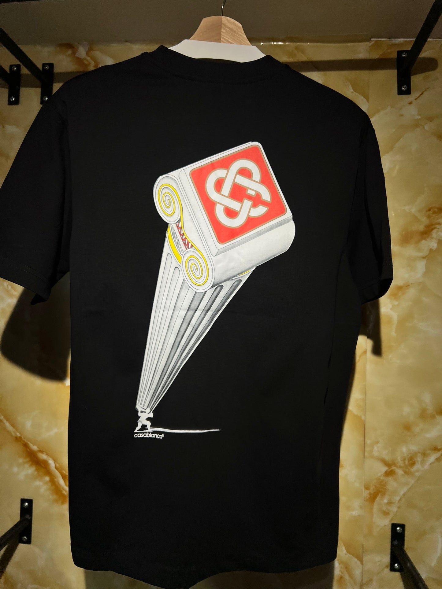 Casa blanca Column Tee Negra