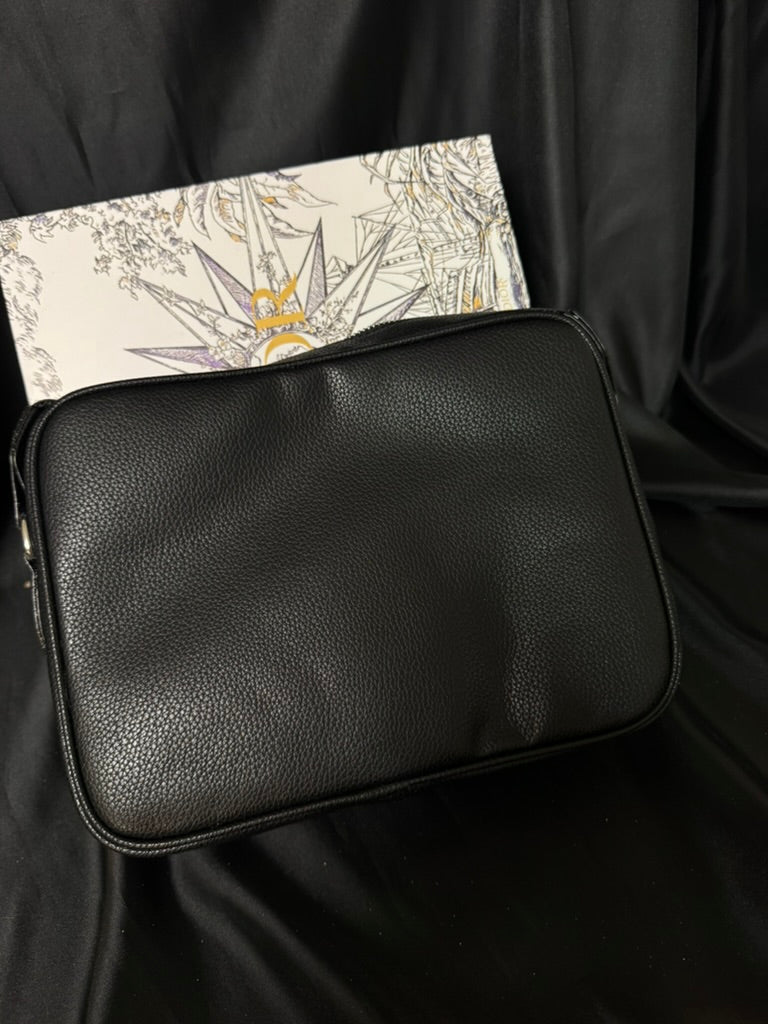 Dior Shoulder Bag Jacquard Black