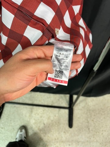 Camisa Prada Roja Cuadros UA