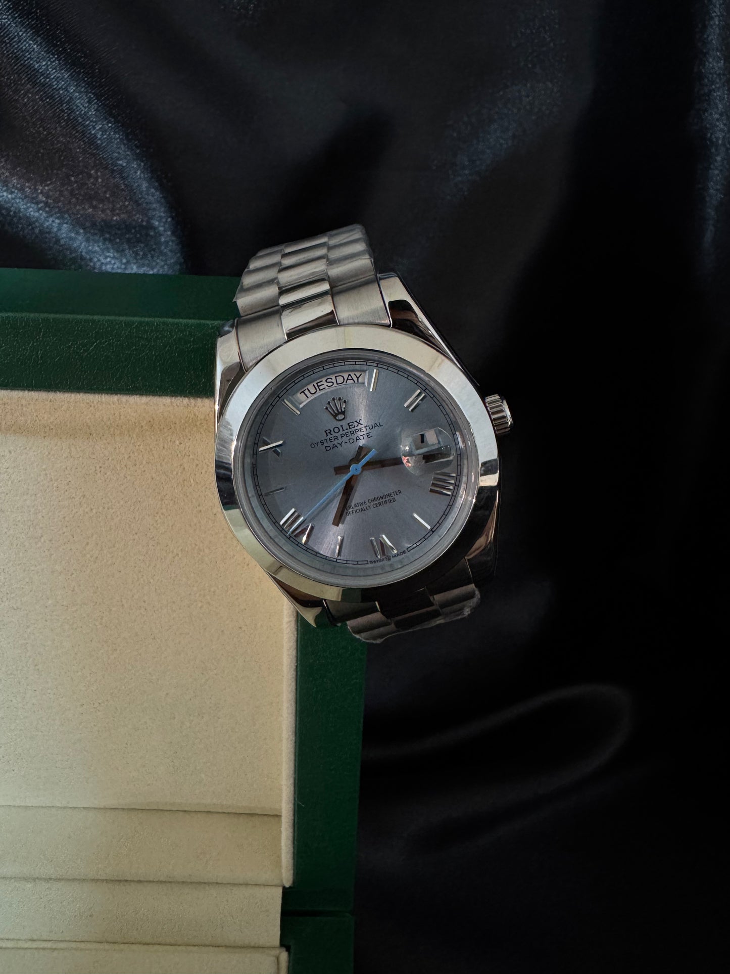 Rolex Day Date carátula Azul