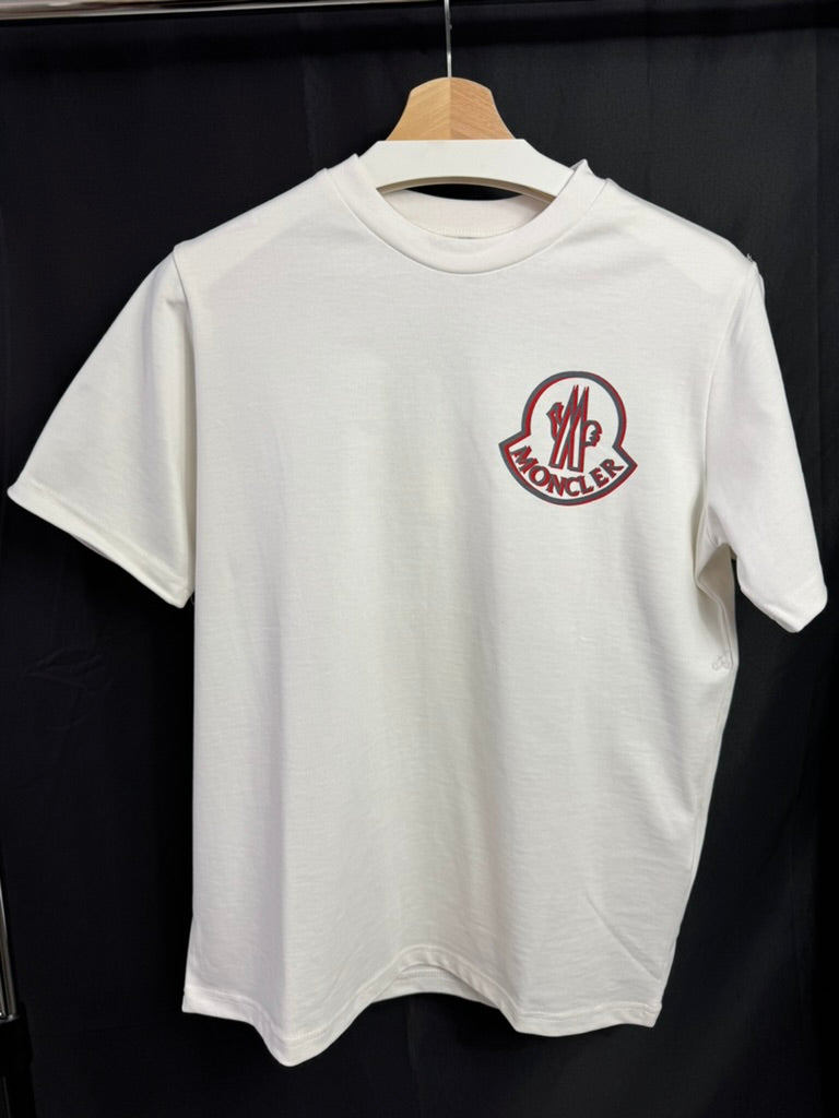 Playera Moncler Big Logo Blanca UA