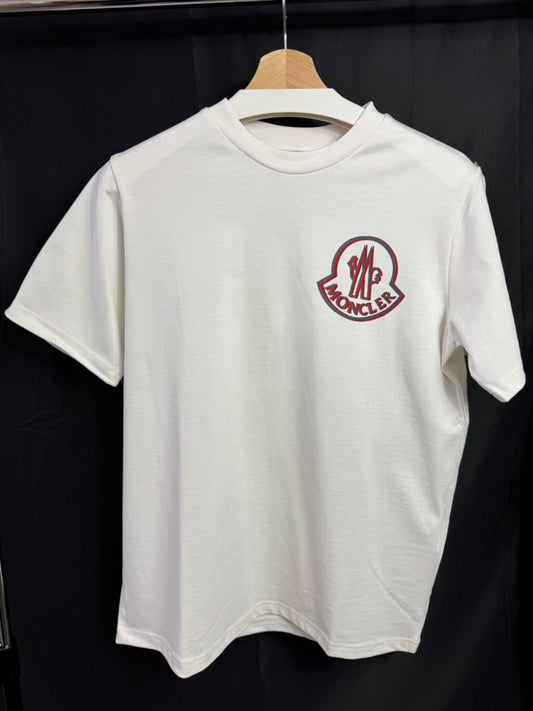 Playera Moncler Big Logo Blanca UA