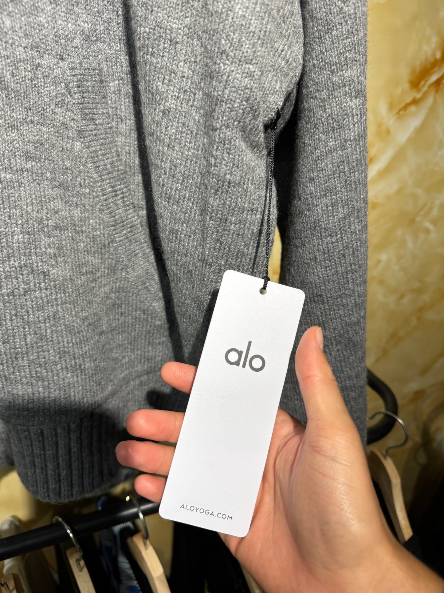 Alo Scholar Hooded Sweater Gris