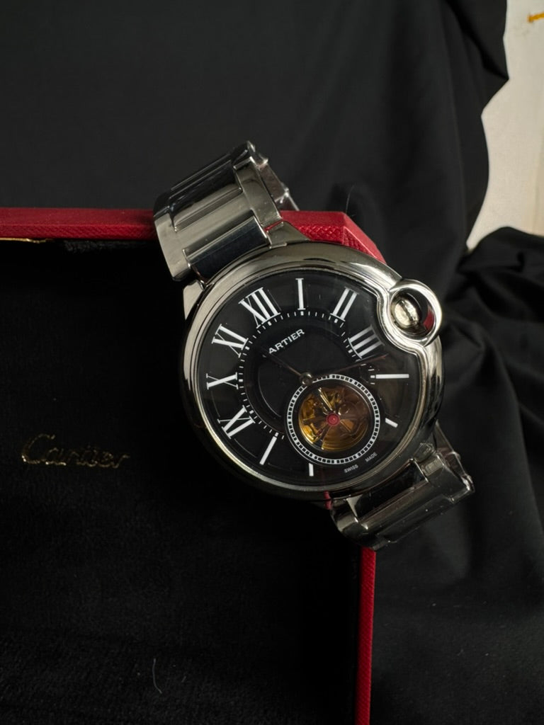 Cartier Ballon Bleu Black Openheart
