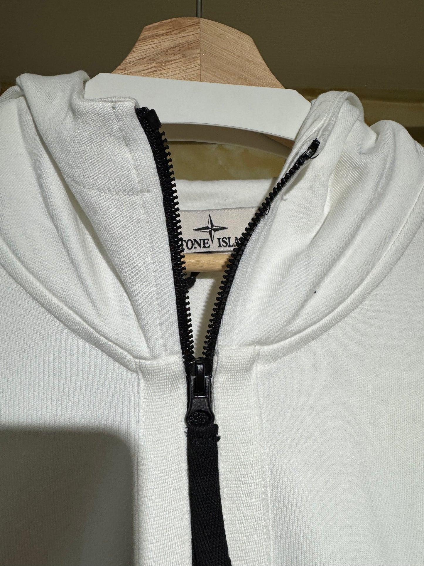 Stone Island Hoodie Blanca