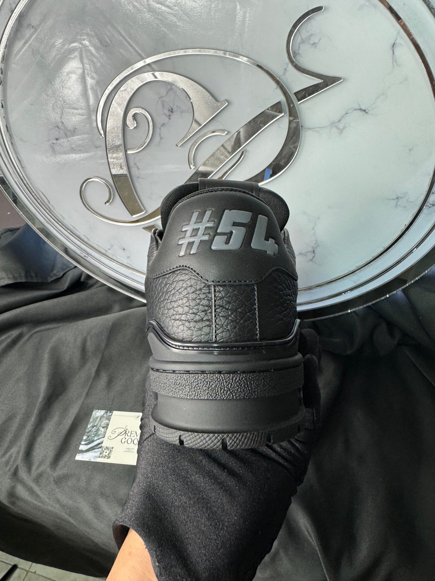 LV Trainer Black Monogram
