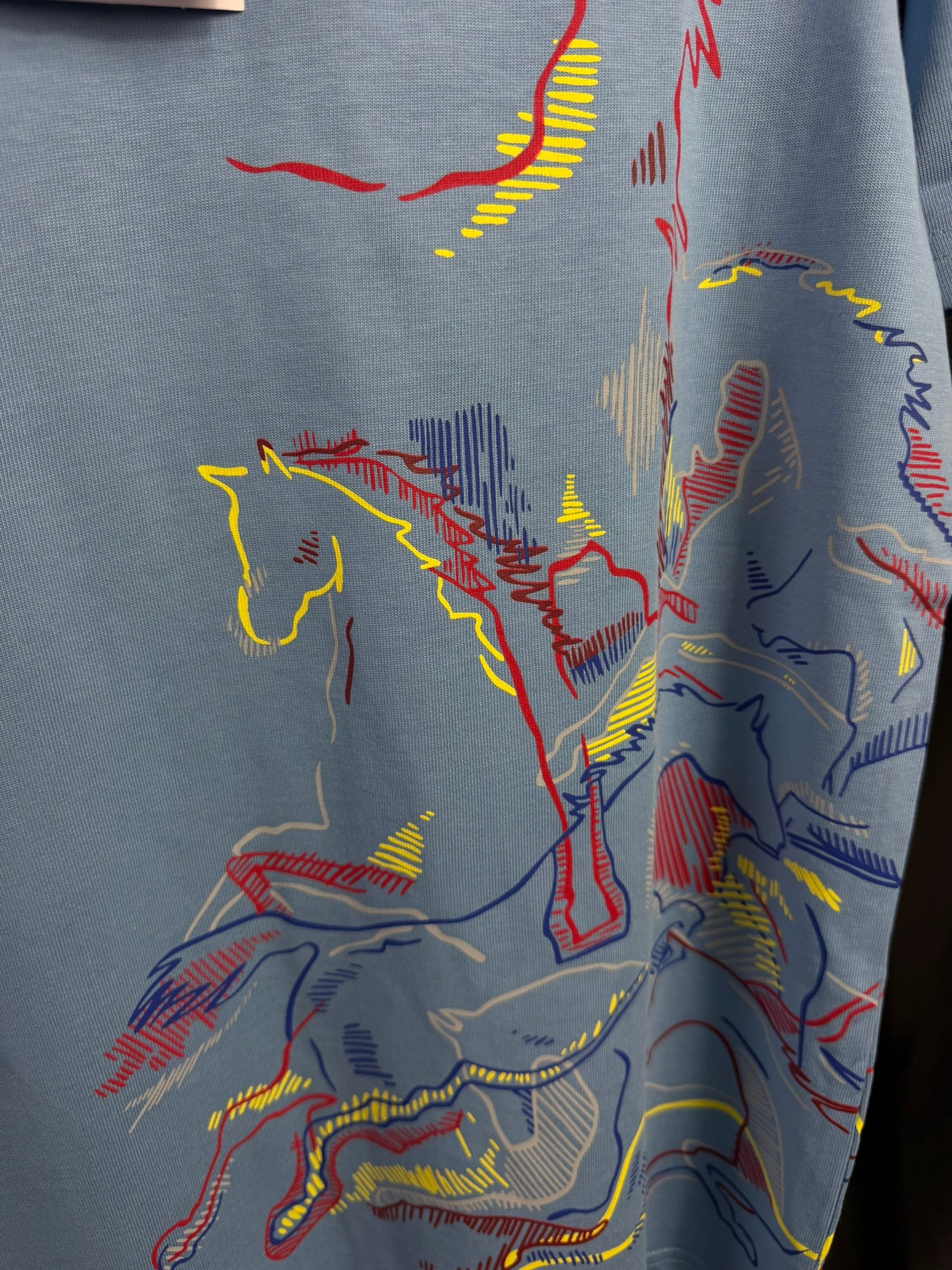 Playera Hermes Cavalcade Azul UA