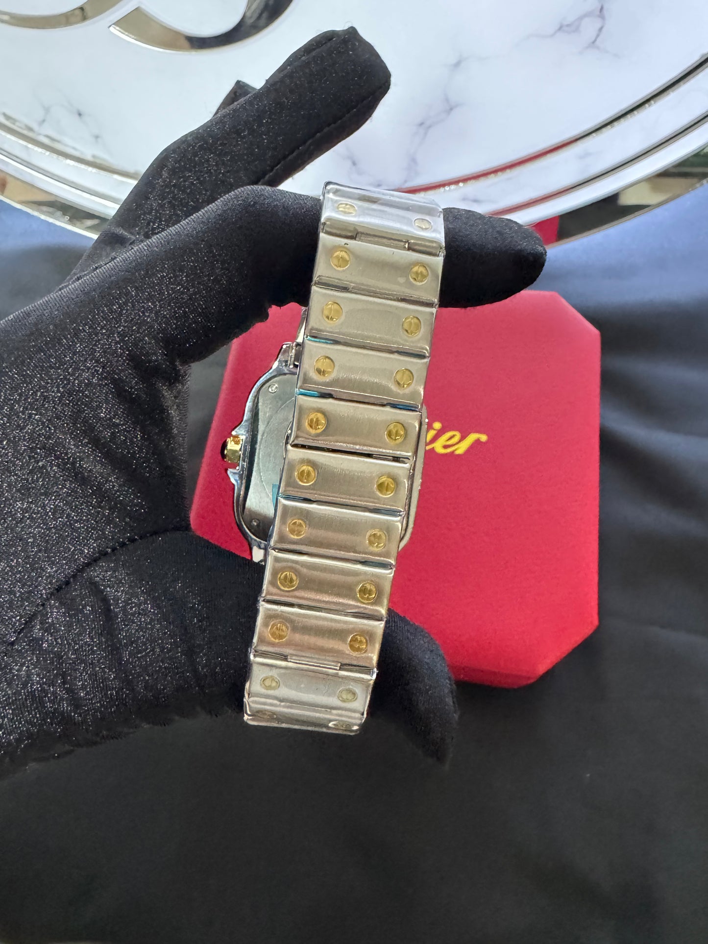 Reloj Cartier Santos Dos Tonos
