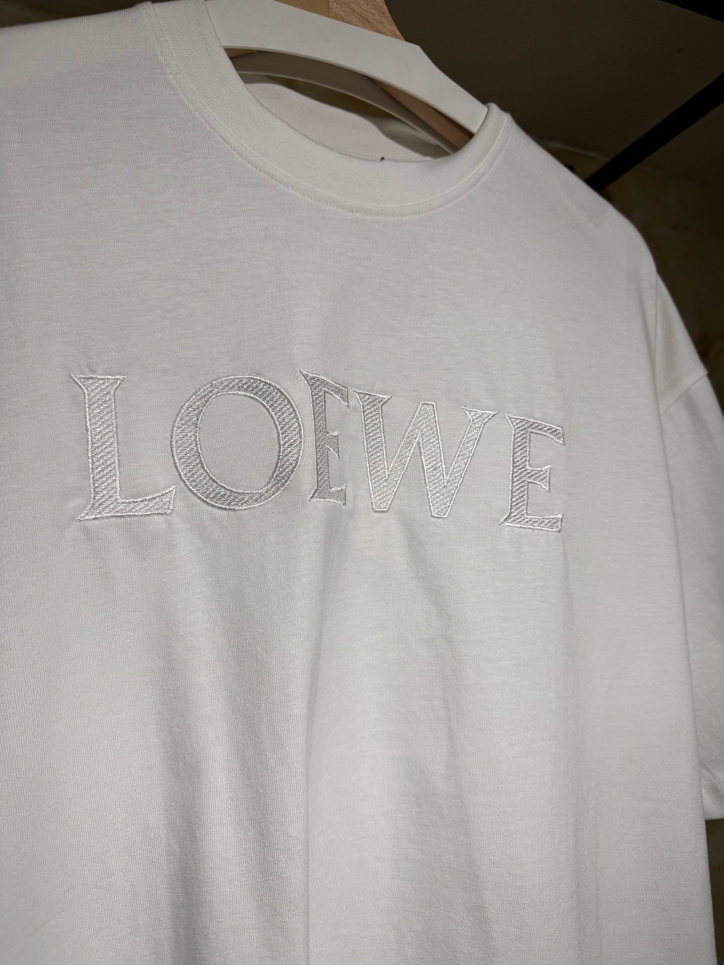 Loewe Embroidered Logo Tee