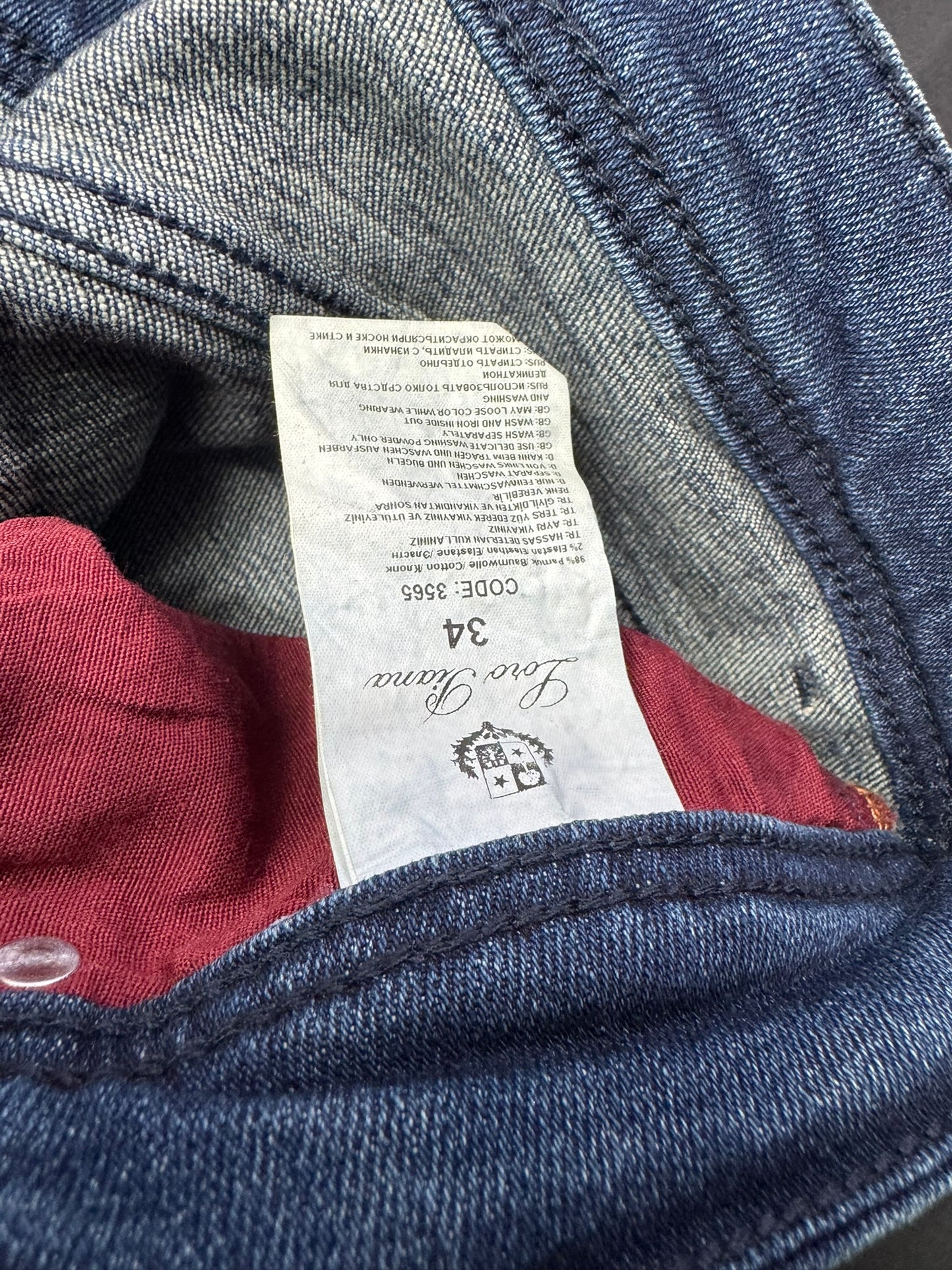 Jeans Loro Piana con Placa