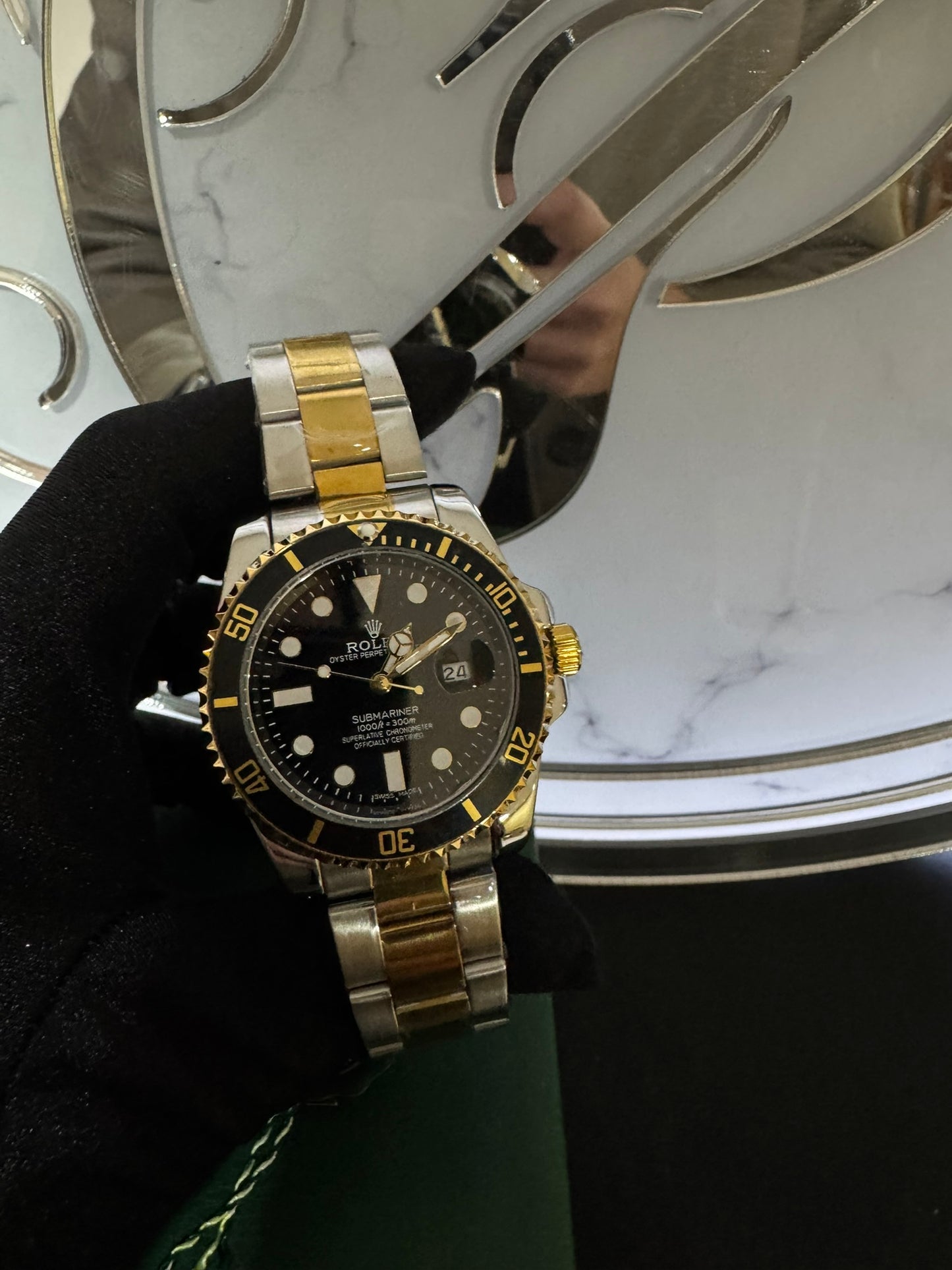 Reloj Rolex Submariner Dos Tonos