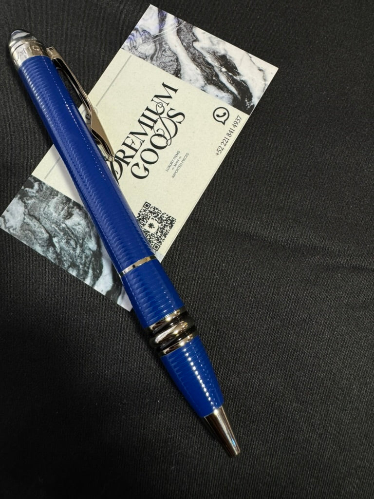 Pluma Mont Blanc Azul Rey
