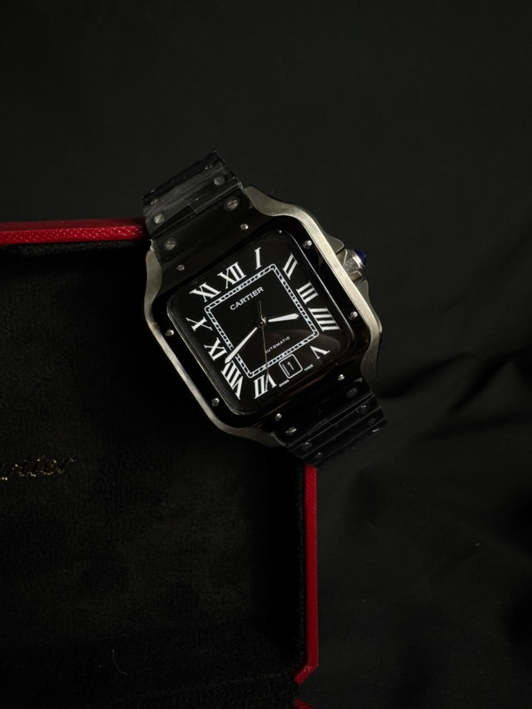 Cartier Santos ADLC Negro Acero