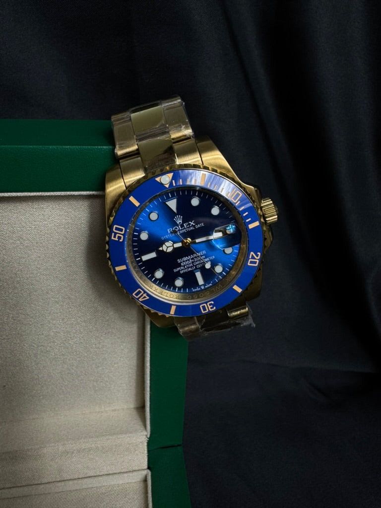 Rolex Submariner Date "Bluesy" Full Gold