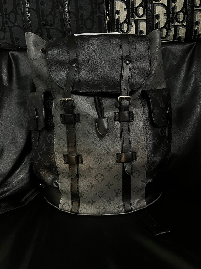 Louis Vuitton Christopher Backpack MM Grey Monogram