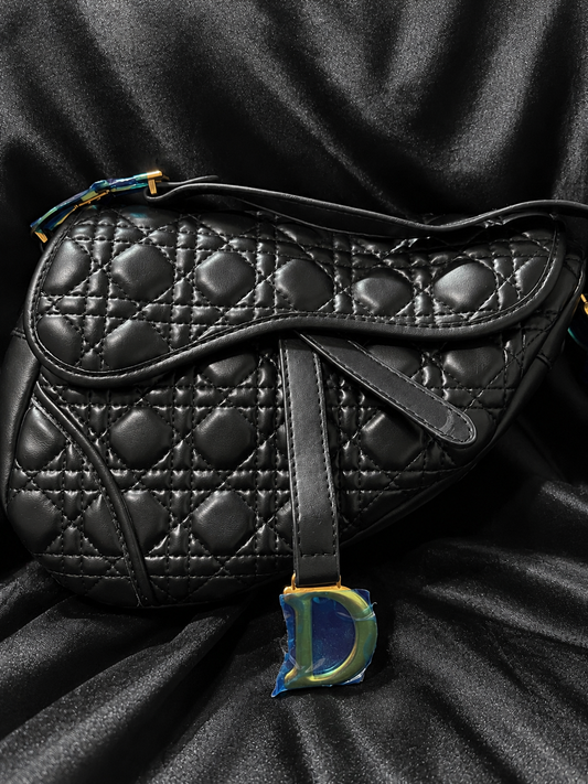 Dior Saddle Cannage Negra