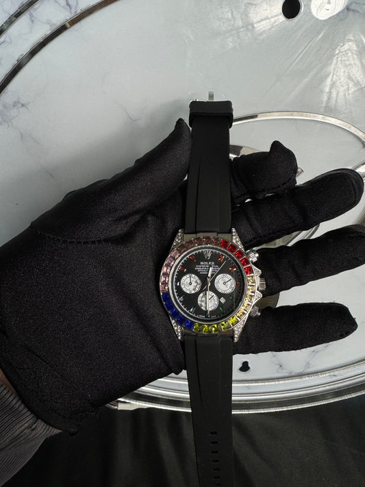 Reloj Rolex Rainbow Black