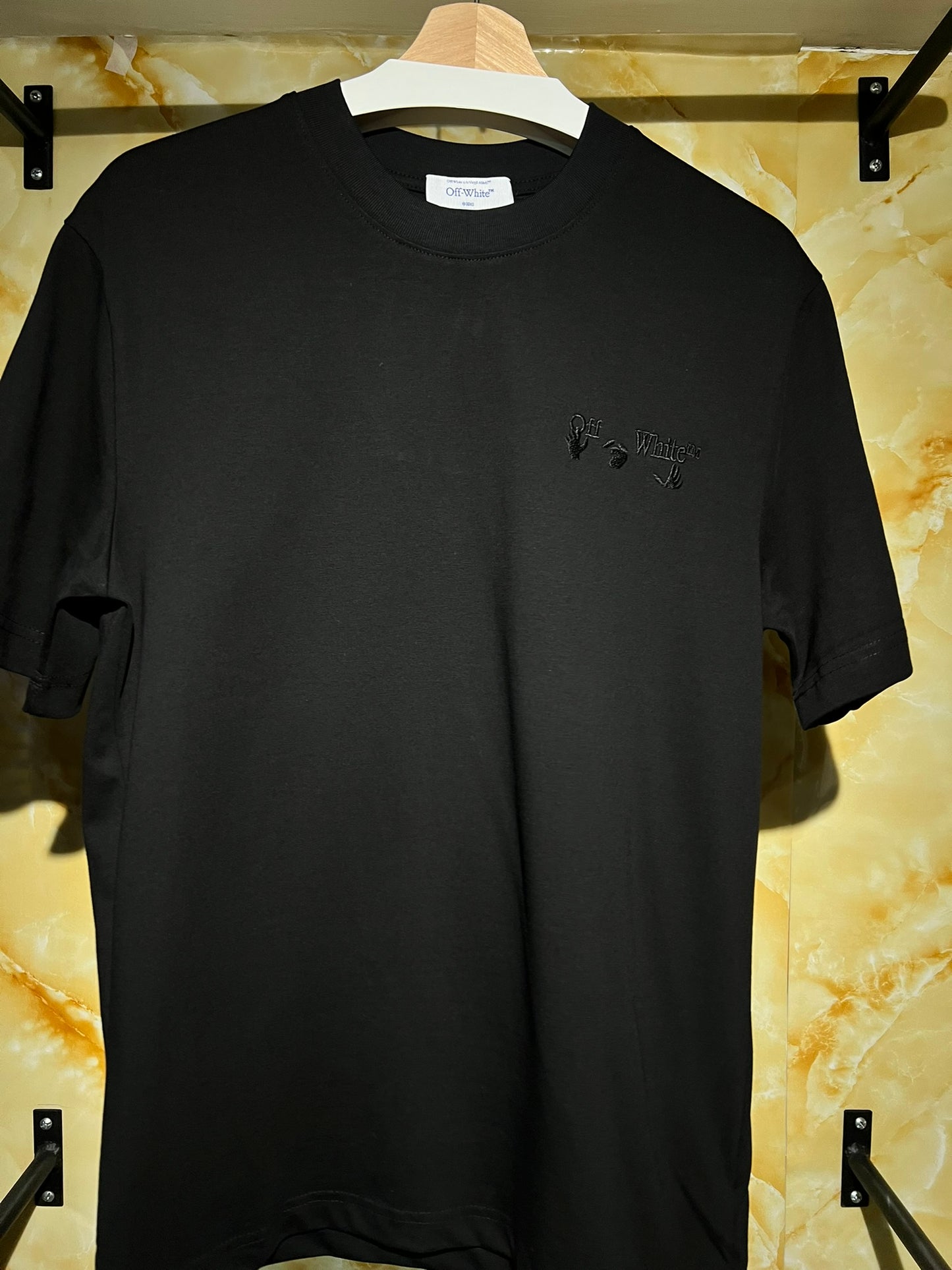 Off-White “Hands Arrows” Embroidered Black