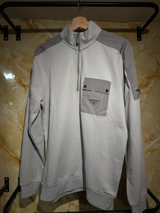 Prada Hoodie Gris