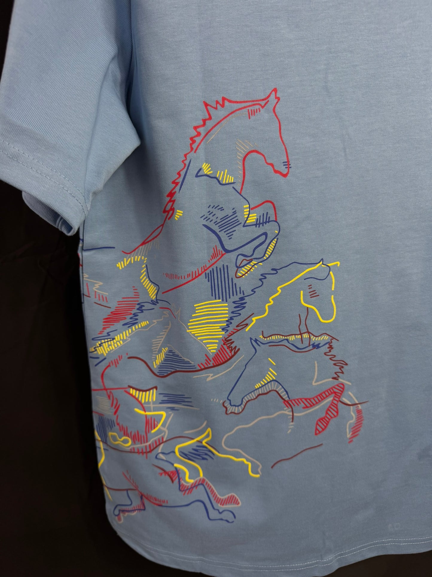 Playera Hermes Cavalcade Azul UA