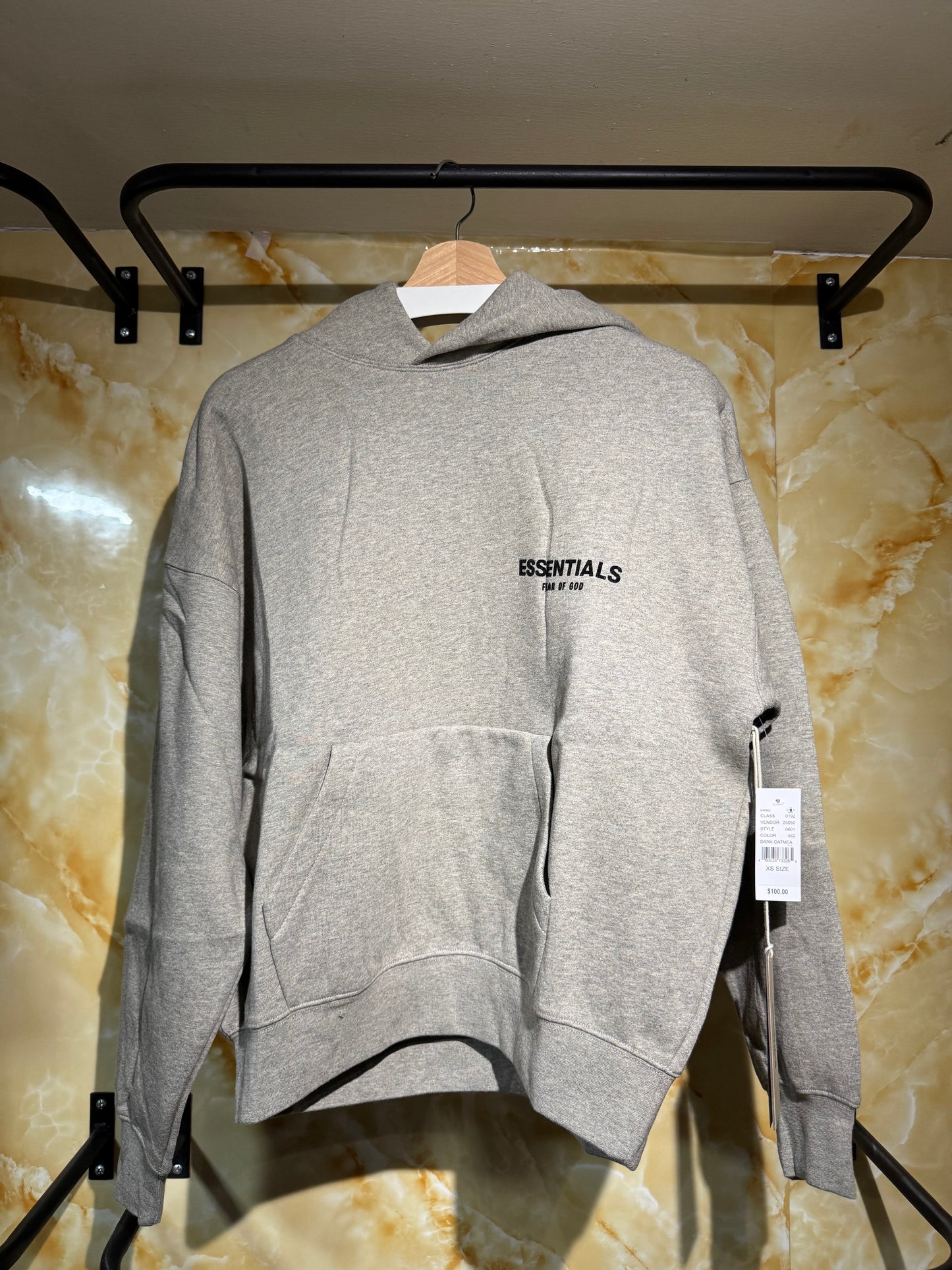 Essentials Hoodie Dark Oatmeal