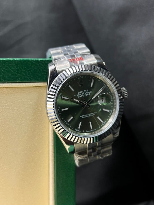 Rolex Date Just Green Dial