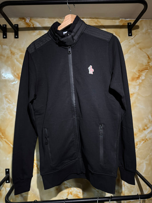 Moncler Hoodie Negra Con Cierre
