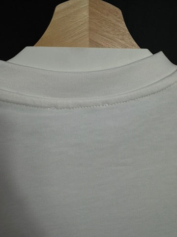 Playera Celine Mini Logo Bordado Blanca UA