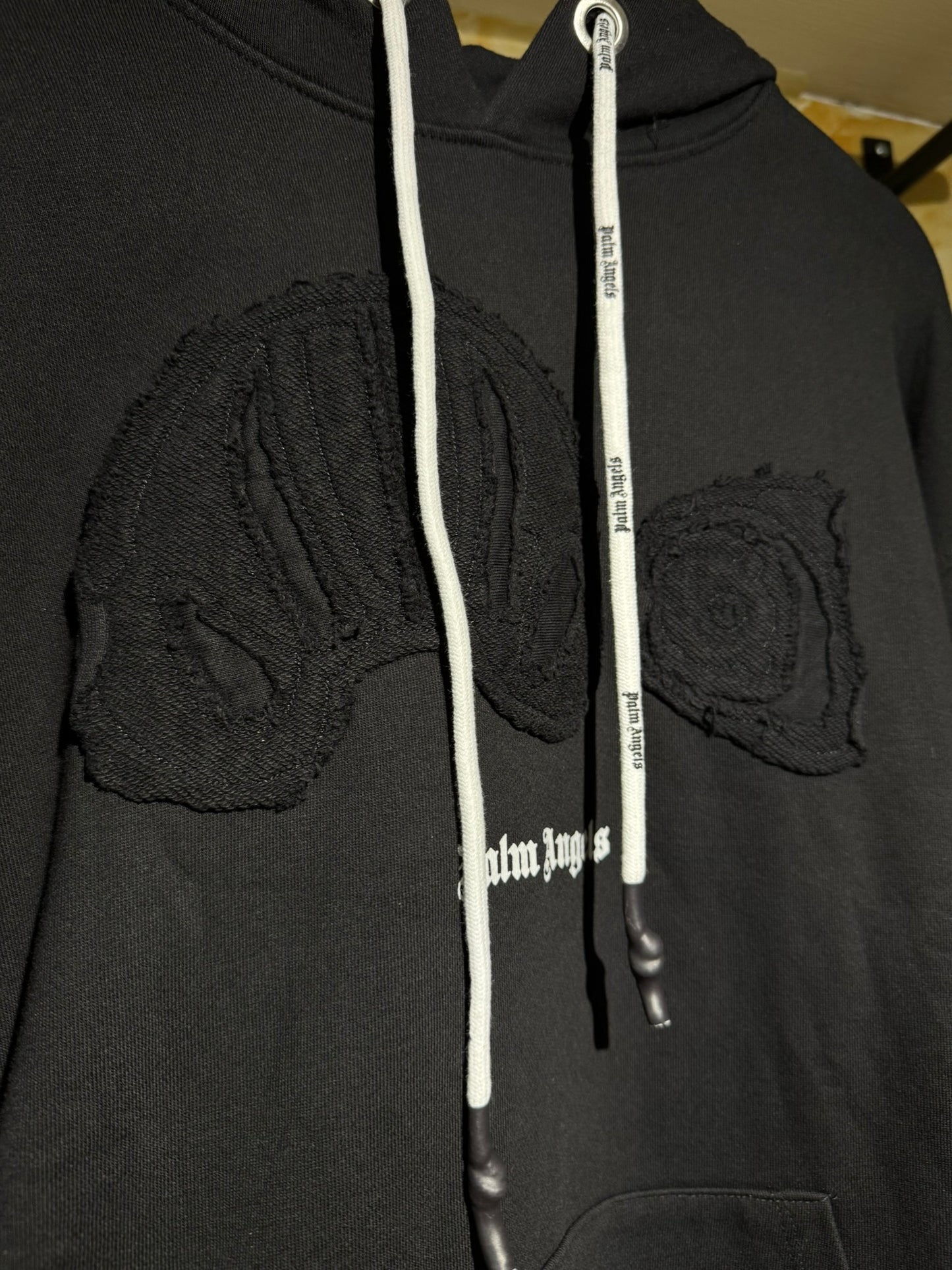 Palm Angels Hoodie Negra