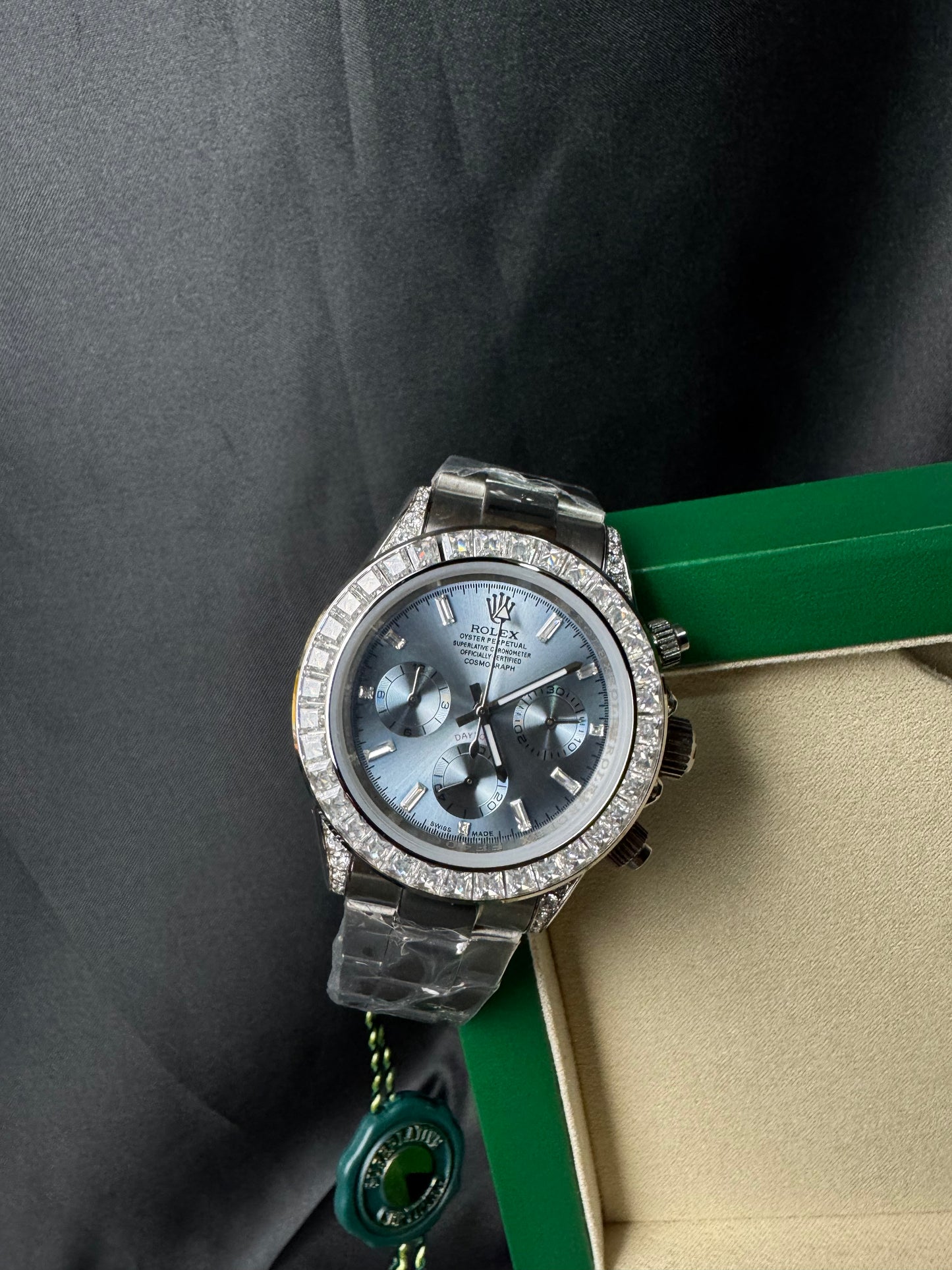 Rolex Daytona Diamante Plata