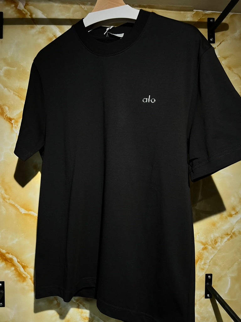 Alo Yoga Logo Tee Negra