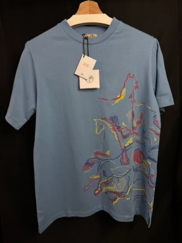 Playera Hermes Cavalcade Azul UA