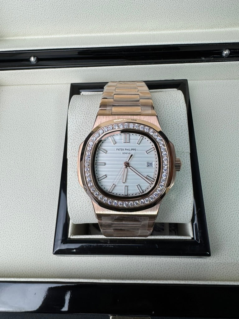 Patek Philippe Nautilus Oro Rosa Diamantes