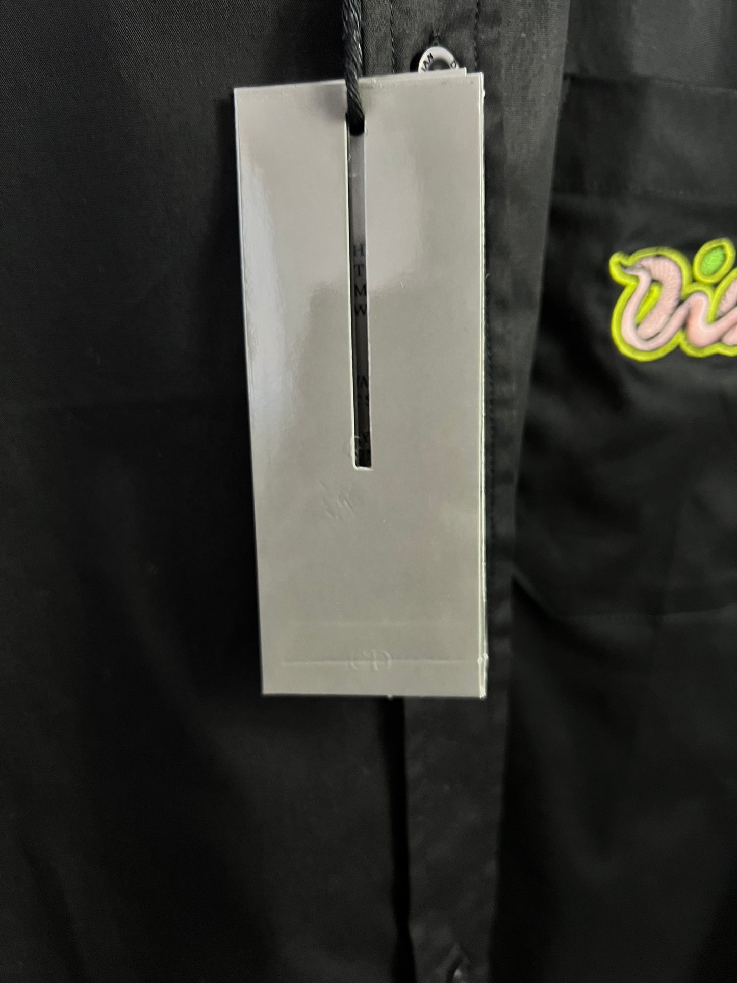 Camisa Dior Kaws Logo Negra UA