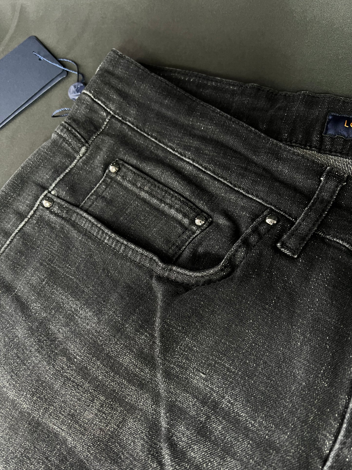 Jeans Louis Vuitton Negros Monogram Bordados