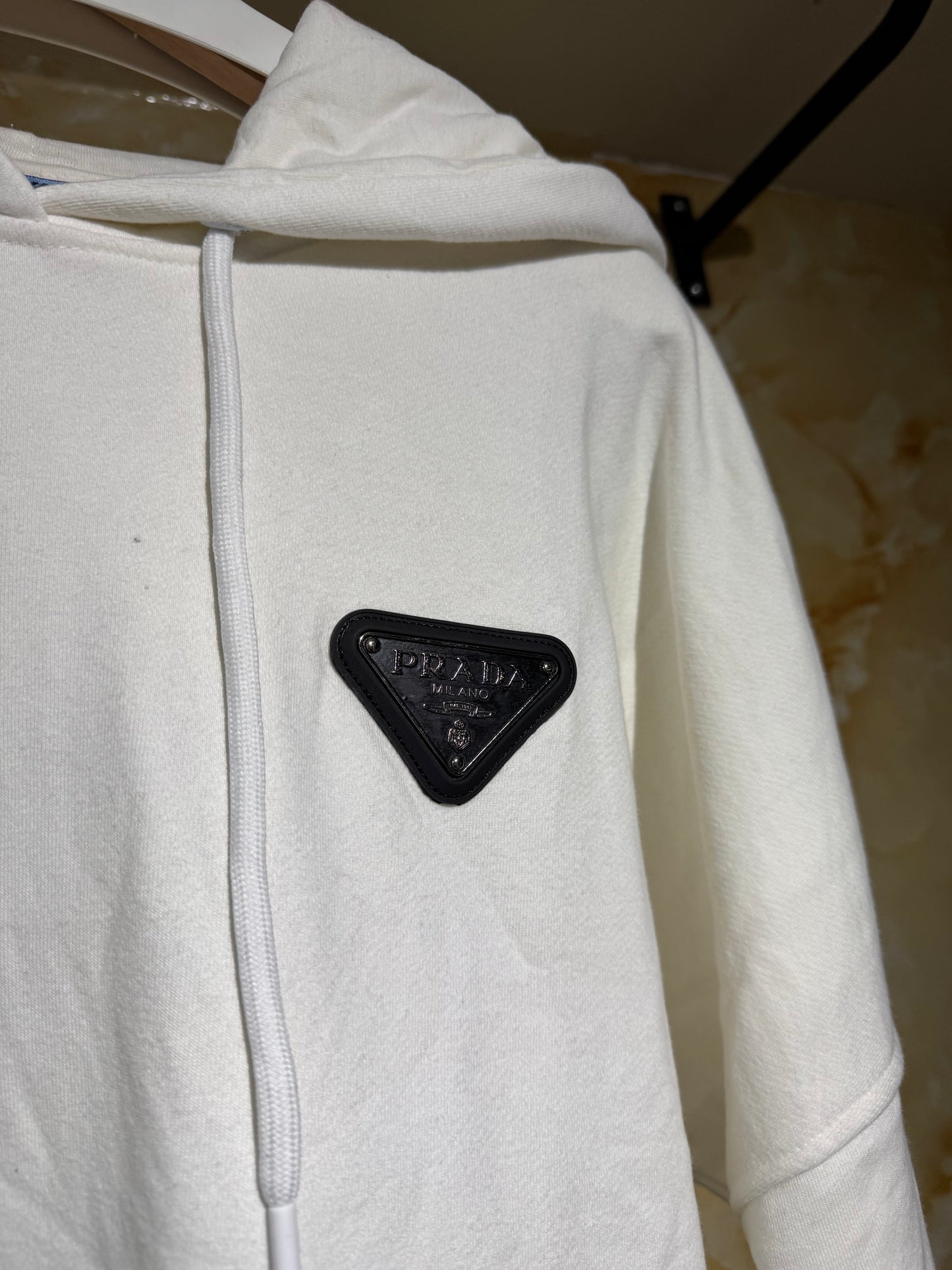 Prada Hoodie Blanca