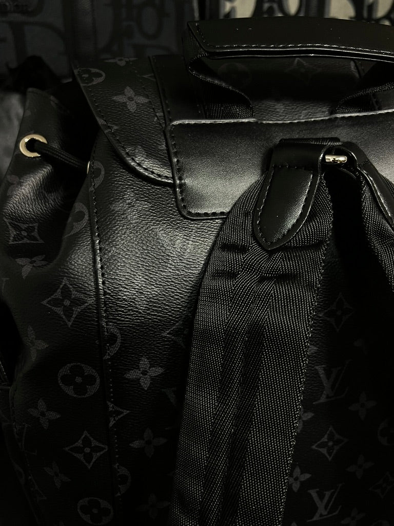 Louis Vuitton Christopher Backpack MM Black Monogram