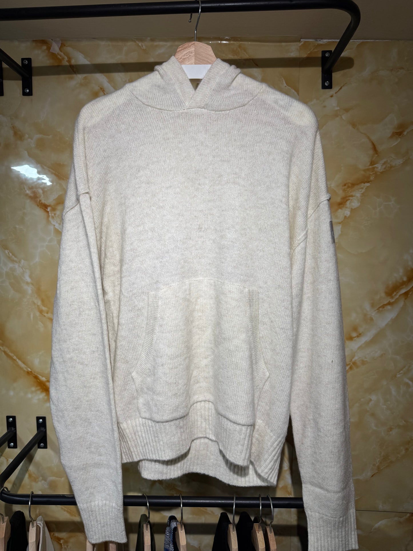 Alo Scholar Hooded Sweater Blanca