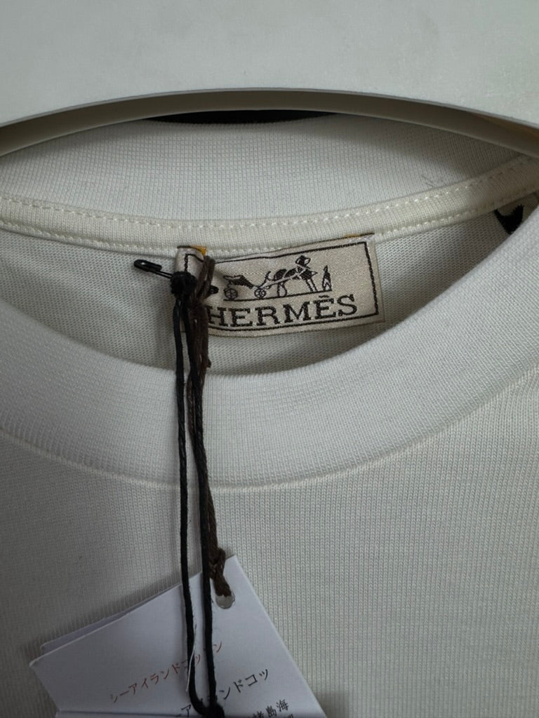 Playera Hermes Cavalcade Blanca UA