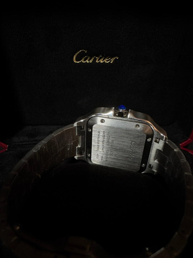 Cartier Santos Cafe Acero