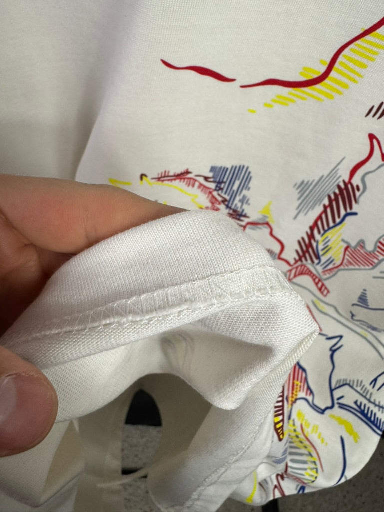 Playera Hermes Cavalcade Blanca UA